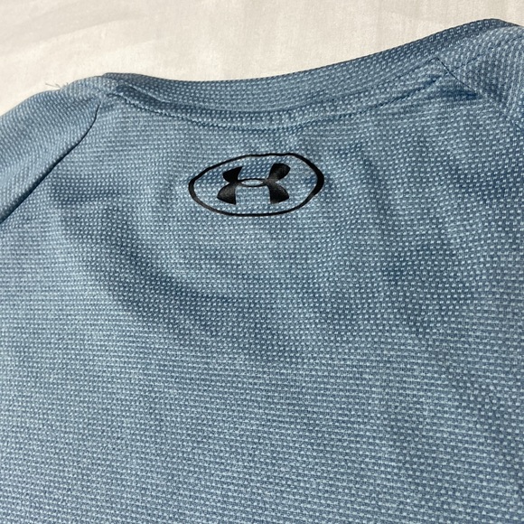 Under Armour-Blue/Gray Tech Tee Size Large - Picture 3 of 9